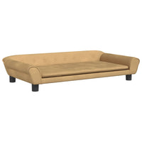 Thumbnail for Kindersofa Braun 100x50x26 cm Samt