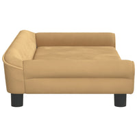 Thumbnail for Kindersofa Braun 100x50x26 cm Samt