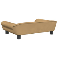 Thumbnail for Kindersofa Braun 70x45x26 cm Samt