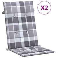 Thumbnail for Gartenstühle mit Kissen 2 Stk. Massivholz Teak