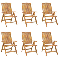 Thumbnail for Gartenstühle mit Kissen 6 Stk. Massivholz Teak