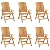 Thumbnail for Gartenstühle mit Kissen 6 Stk. Massivholz Teak
