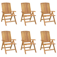 Thumbnail for Gartenstühle mit Kissen 6 Stk. Massivholz Teak