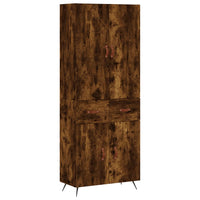 Thumbnail for Highboard Räuchereiche 69,5x34x180 cm Holzwerkstoff