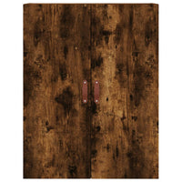 Thumbnail for Highboard Räuchereiche 69,5x34x180 cm Holzwerkstoff