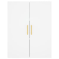 Thumbnail for Highboard Weiß 69,5x34x180 cm Holzwerkstoff