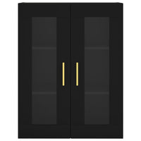 Thumbnail for Highboard Schwarz 69,5x34x180 cm Holzwerkstoff