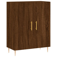 Thumbnail for Highboard Braun Eichen-Optik 69,5x34x180 cm Holzwerkstoff