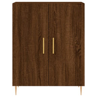 Thumbnail for Highboard Braun Eichen-Optik 69,5x34x180 cm Holzwerkstoff