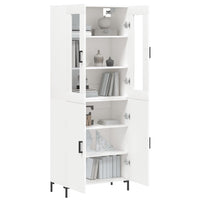 Thumbnail for Highboard Weiß 69,5x34x180 cm Holzwerkstoff
