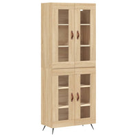 Thumbnail for Highboard Sonoma-Eiche 69,5x34x180 cm Holzwerkstoff