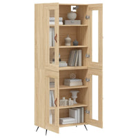 Thumbnail for Highboard Sonoma-Eiche 69,5x34x180 cm Holzwerkstoff