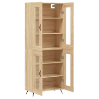 Thumbnail for Highboard Sonoma-Eiche 69,5x34x180 cm Holzwerkstoff