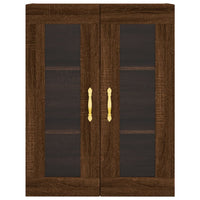 Thumbnail for Highboard Braun Eichen-Optik 69,5x34x180 cm Holzwerkstoff