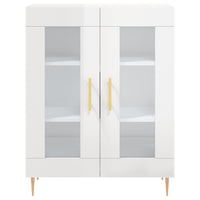 Thumbnail for Highboard Hochglanz-Weiß 69,5x34x180 cm Holzwerkstoff