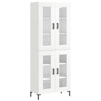 Thumbnail for Highboard Hochglanz-Weiß 69,5x34x180 cm Holzwerkstoff