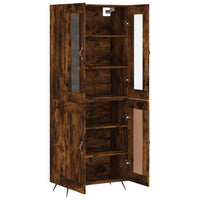 Thumbnail for Highboard Räuchereiche 69,5x34x180 cm Holzwerkstoff