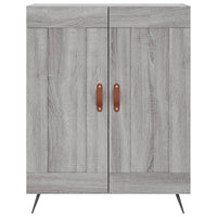 Thumbnail for Highboard Grau Sonoma 69,5x34x180 cm Holzwerkstoff