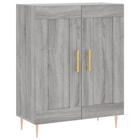 Thumbnail for Highboard Grau Sonoma 69,5x34x180 cm Holzwerkstoff