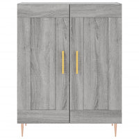 Thumbnail for Highboard Grau Sonoma 69,5x34x180 cm Holzwerkstoff