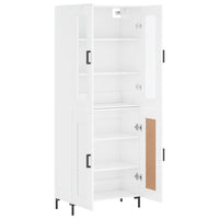 Thumbnail for Highboard Hochglanz-Weiß 69,5x34x180 cm Holzwerkstoff