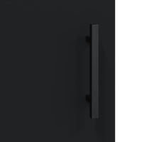 Thumbnail for Highboard Schwarz 69,5x34x180 cm Holzwerkstoff