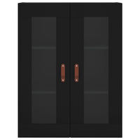 Thumbnail for Highboard Schwarz 69,5x34x180 cm Holzwerkstoff
