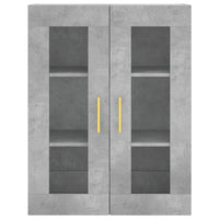 Thumbnail for Highboard Betongrau 69,5x34x180 cm Holzwerkstoff