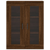 Thumbnail for Highboard Braun Eichen-Optik 69,5x34x180 cm Holzwerkstoff