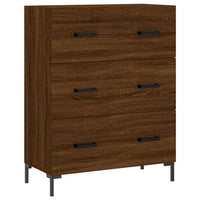 Thumbnail for Highboard Braun Eichen-Optik 69,5x34x180 cm Holzwerkstoff