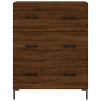 Thumbnail for Highboard Braun Eichen-Optik 69,5x34x180 cm Holzwerkstoff