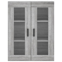 Thumbnail for Highboard Grau Sonoma 69,5x34x180 cm Holzwerkstoff