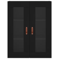 Thumbnail for Highboard Schwarz 69,5x34x180 cm Holzwerkstoff