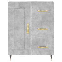 Thumbnail for Highboard Betongrau 69,5x34x180 cm Holzwerkstoff