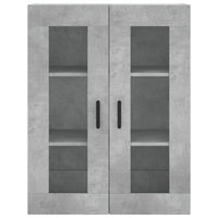 Thumbnail for Highboard Betongrau 69,5x34x180 cm Holzwerkstoff