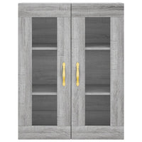 Thumbnail for Highboard Grau Sonoma 69,5x34x180 cm Holzwerkstoff