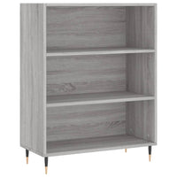 Thumbnail for Highboard Grau Sonoma 69,5x34x180 cm Holzwerkstoff