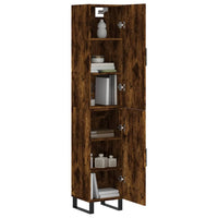 Thumbnail for Highboard Räuchereiche 34,5x34x180 cm Holzwerkstoff