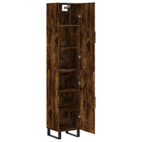 Thumbnail for Highboard Räuchereiche 34,5x34x180 cm Holzwerkstoff