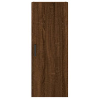 Thumbnail for Highboard Braun Eichen-Optik 34,5x34x180 cm Holzwerkstoff