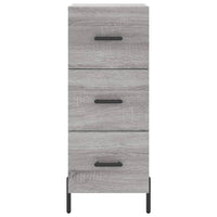 Thumbnail for Highboard Grau Sonoma 34,5x34x180 cm Holzwerkstoff