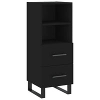 Thumbnail for Highboard Schwarz 34,5x34x180 cm Holzwerkstoff