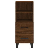 Thumbnail for Highboard Braun Eichen-Optik 34,5x34x180 cm Holzwerkstoff