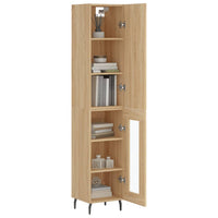 Thumbnail for Highboard Sonoma-Eiche 34,5x34x180 cm Holzwerkstoff