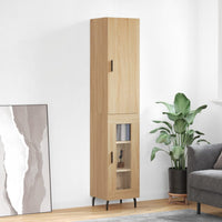 Thumbnail for Highboard Sonoma-Eiche 34,5x34x180 cm Holzwerkstoff