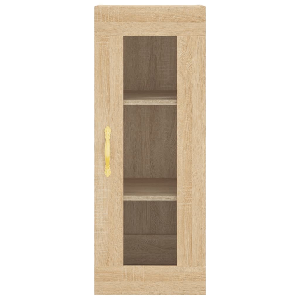 Highboard Sonoma-Eiche 34,5x34x180 cm Holzwerkstoff