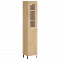 Thumbnail for Highboard Sonoma-Eiche 34,5x34x180 cm Holzwerkstoff