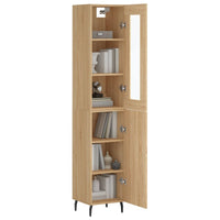 Thumbnail for Highboard Sonoma-Eiche 34,5x34x180 cm Holzwerkstoff