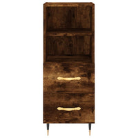 Thumbnail for Highboard Räuchereiche 34,5x34x180 cm Holzwerkstoff