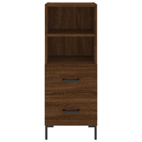 Thumbnail for Highboard Braun Eichen-Optik 34,5x34x180 cm Holzwerkstoff